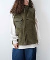  TAION｜MILITARY PILE-FLEECE HIGH-NECK VEST [[TAION-002LV3NDML-1]][D]