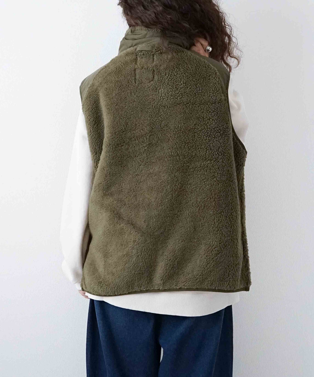  TAION｜MILITARY PILE-FLEECE HIGH-NECK VEST [[TAION-002LV3NDML-1]][D]