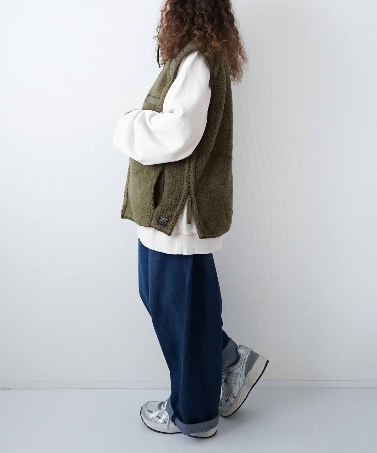  TAION｜MILITARY PILE-FLEECE HIGH-NECK VEST [[TAION-002LV3NDML-1]][D]