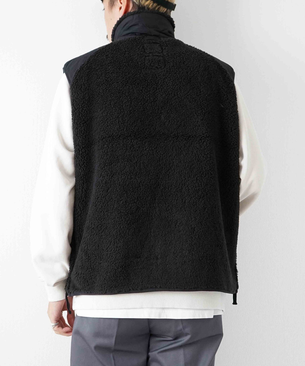  TAION｜MILITARY PILE-FLEECE HIGH-NECK VEST [[TAION-002LV3NDML-1]][D]