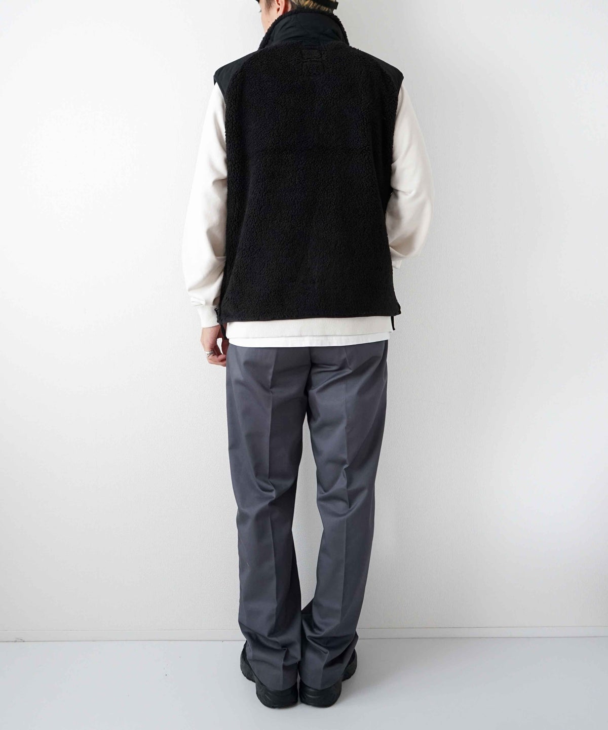  TAION｜MILITARY PILE-FLEECE HIGH-NECK VEST [[TAION-002LV3NDML-1]][D]