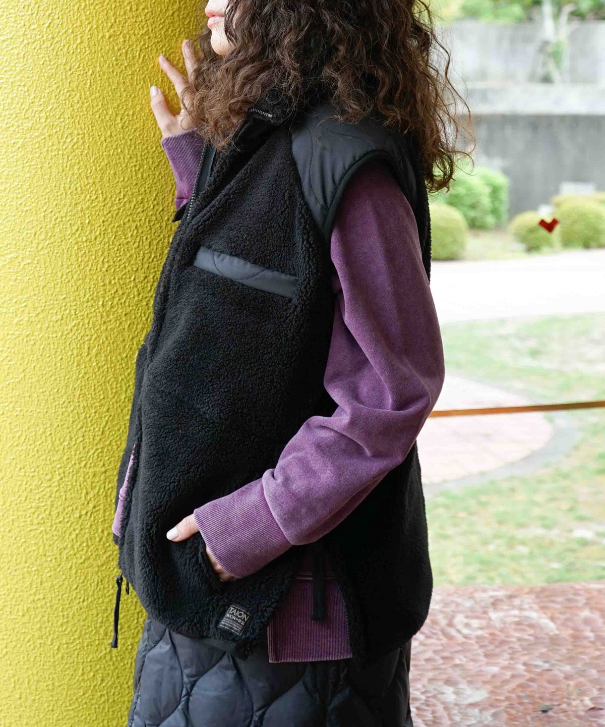  TAION｜MILITARY PILE-FLEECE HIGH-NECK VEST [[TAION-002LV3NDML-1]][D]