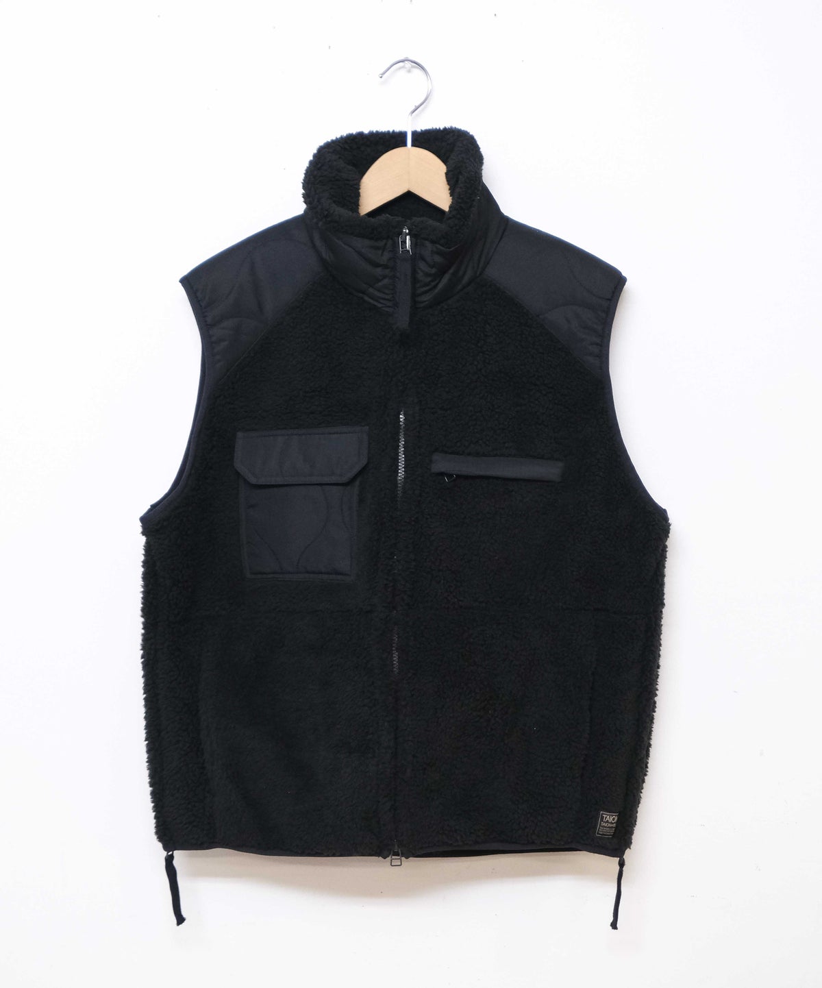  TAION｜MILITARY PILE-FLEECE HIGH-NECK VEST [[TAION-002LV3NDML-1]][D]