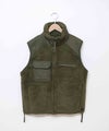  TAION｜MILITARY PILE-FLEECE HIGH-NECK VEST [[TAION-002LV3NDML-1]][D]