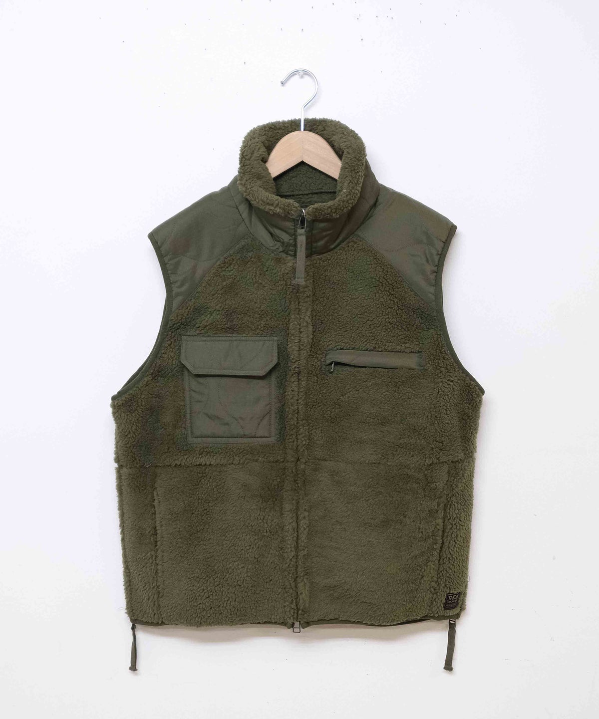 TAION｜MILITARY PILE-FLEECE HIGH-NECK VEST [[TAION-002LV3NDML-1]][D]