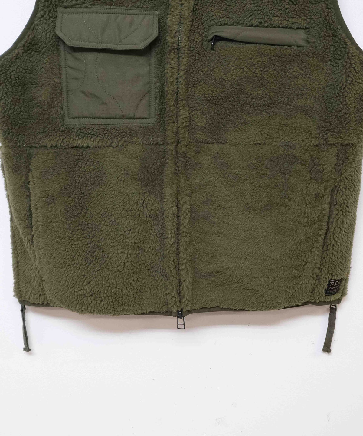  TAION｜MILITARY PILE-FLEECE HIGH-NECK VEST [[TAION-002LV3NDML-1]][D]