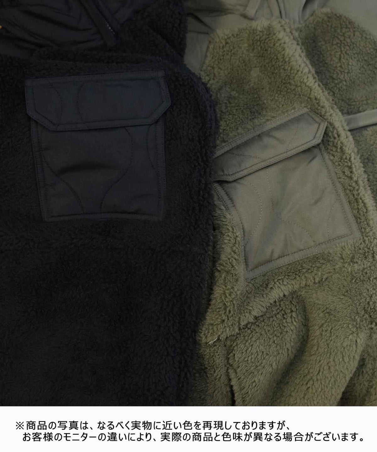  TAION｜MILITARY PILE-FLEECE HIGH-NECK VEST [[TAION-002LV3NDML-1]][D]