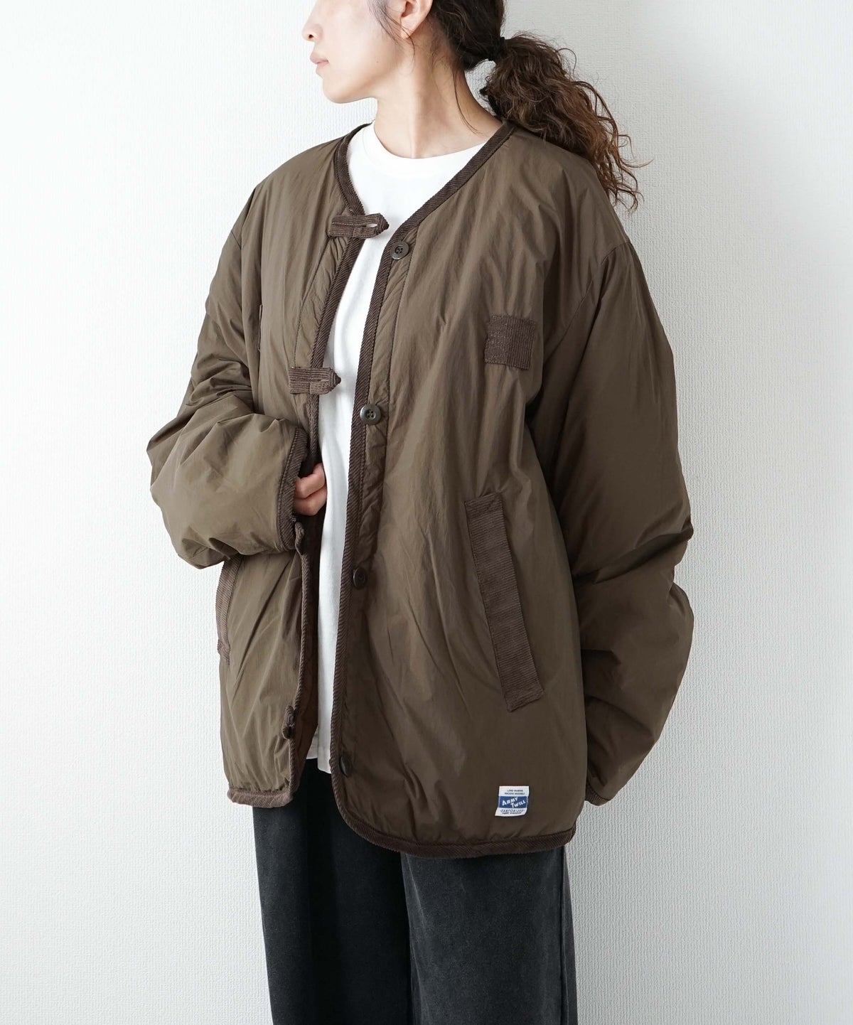ARMY TWILL｜Quilting Reversible Jacket [[AM-2654007]][D]
