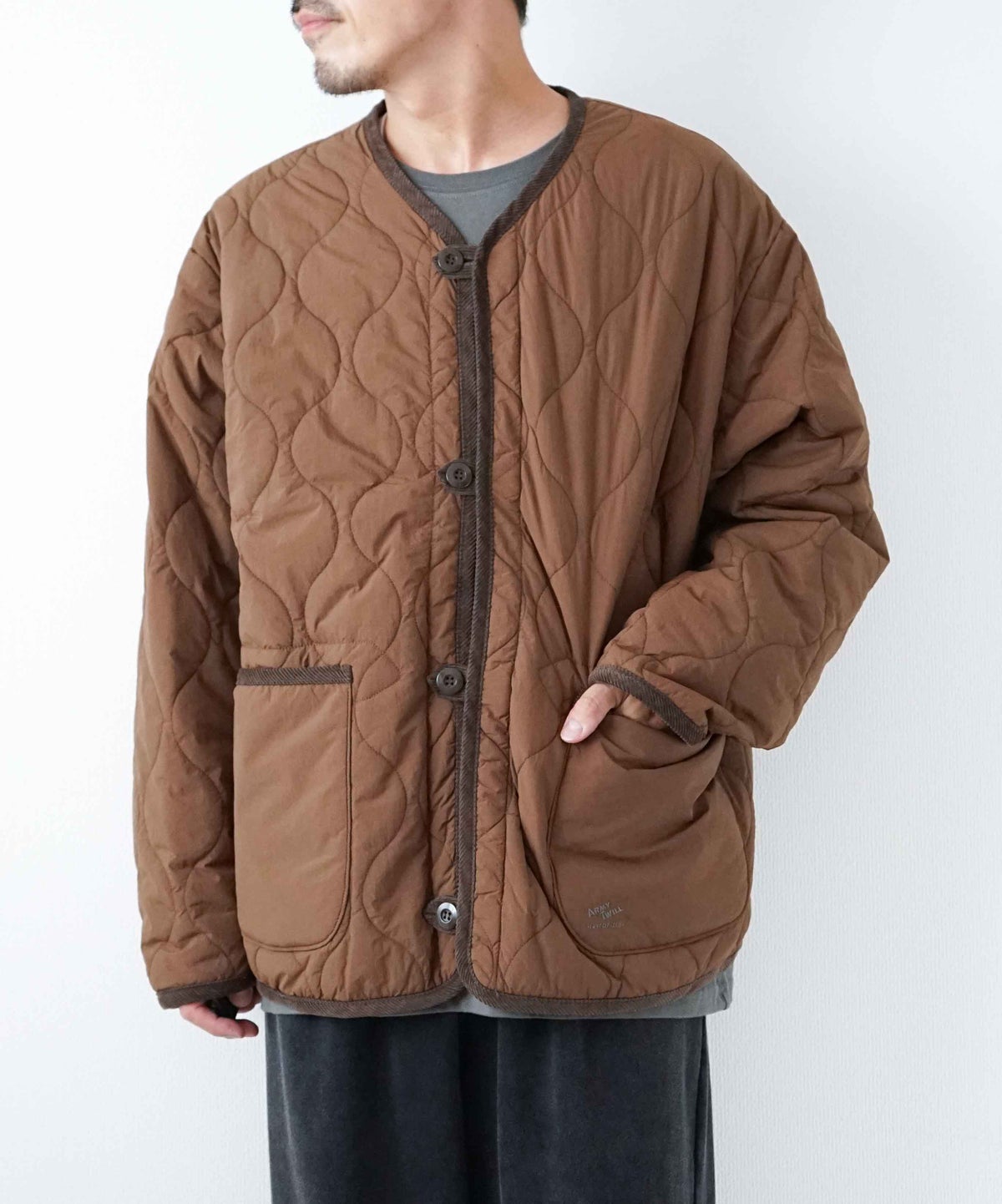 ARMY TWILL｜Quilting Reversible Jacket [[AM-2654007]][D]