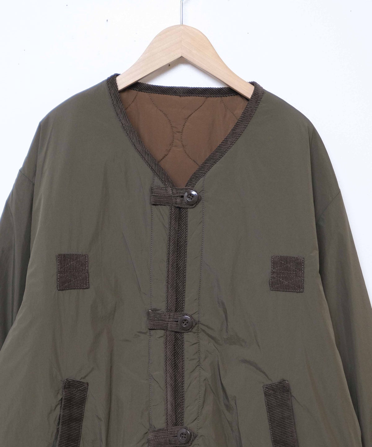 ARMY TWILL｜Quilting Reversible Jacket [[AM-2654007]][D]
