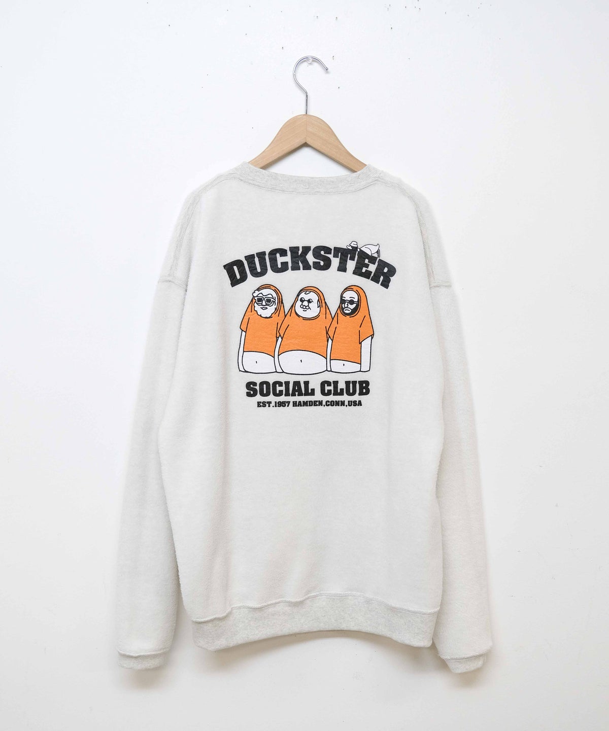 duckster｜リバーシブル　クルーネックスウェット [[9020201]][D]