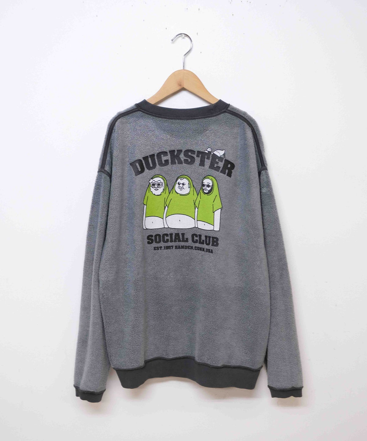 duckster｜リバーシブル　クルーネックスウェット [[9020201]][D]