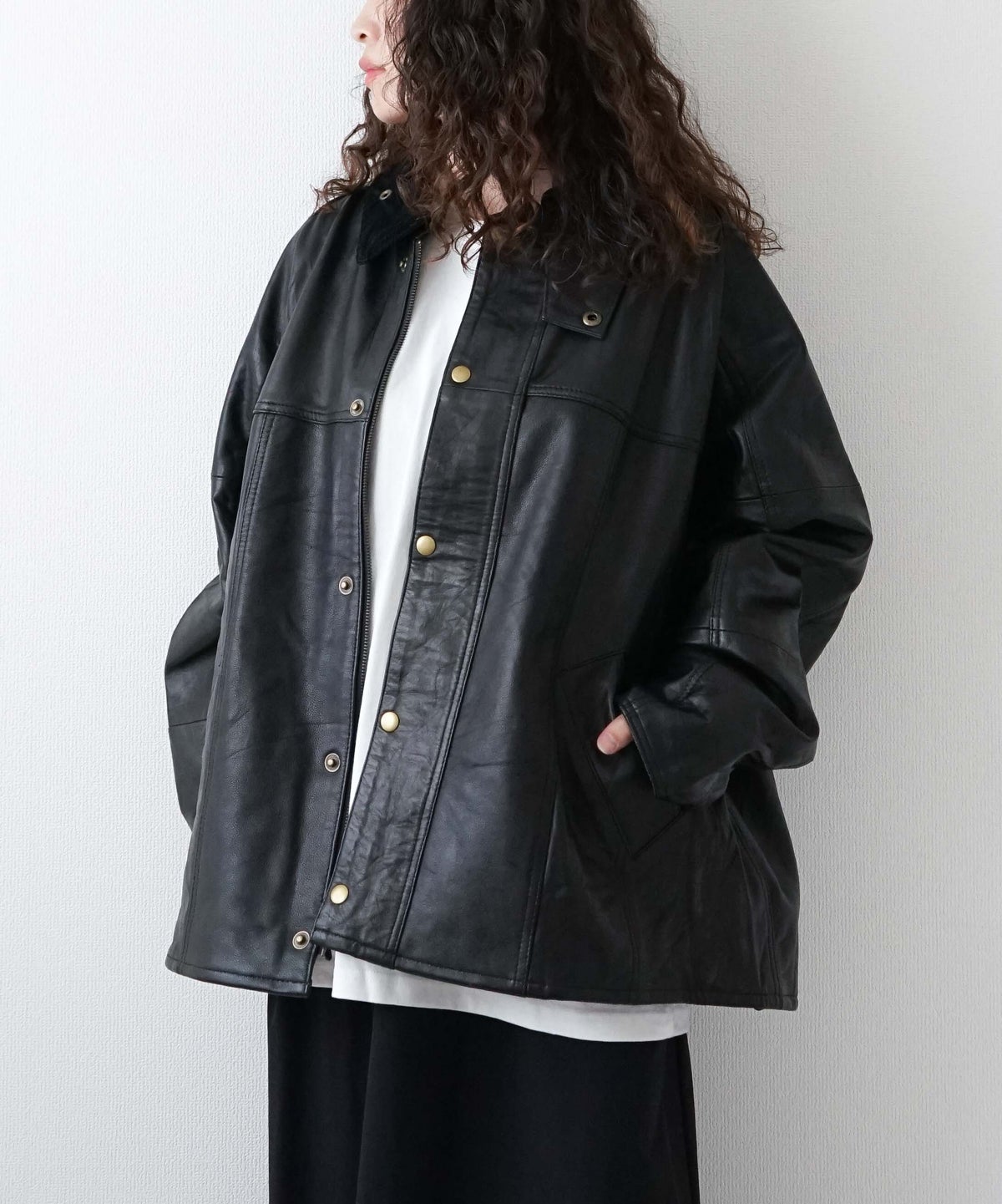 yoused｜LEATHER DRIVERS JKT [[LEATHER DRIVERS JKT-26]][D]