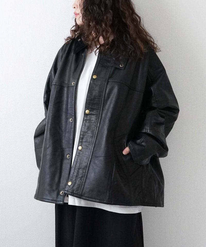 yoused｜LEATHER DRIVERS JKT [[LEATHER DRIVERS JKT-26]][D]