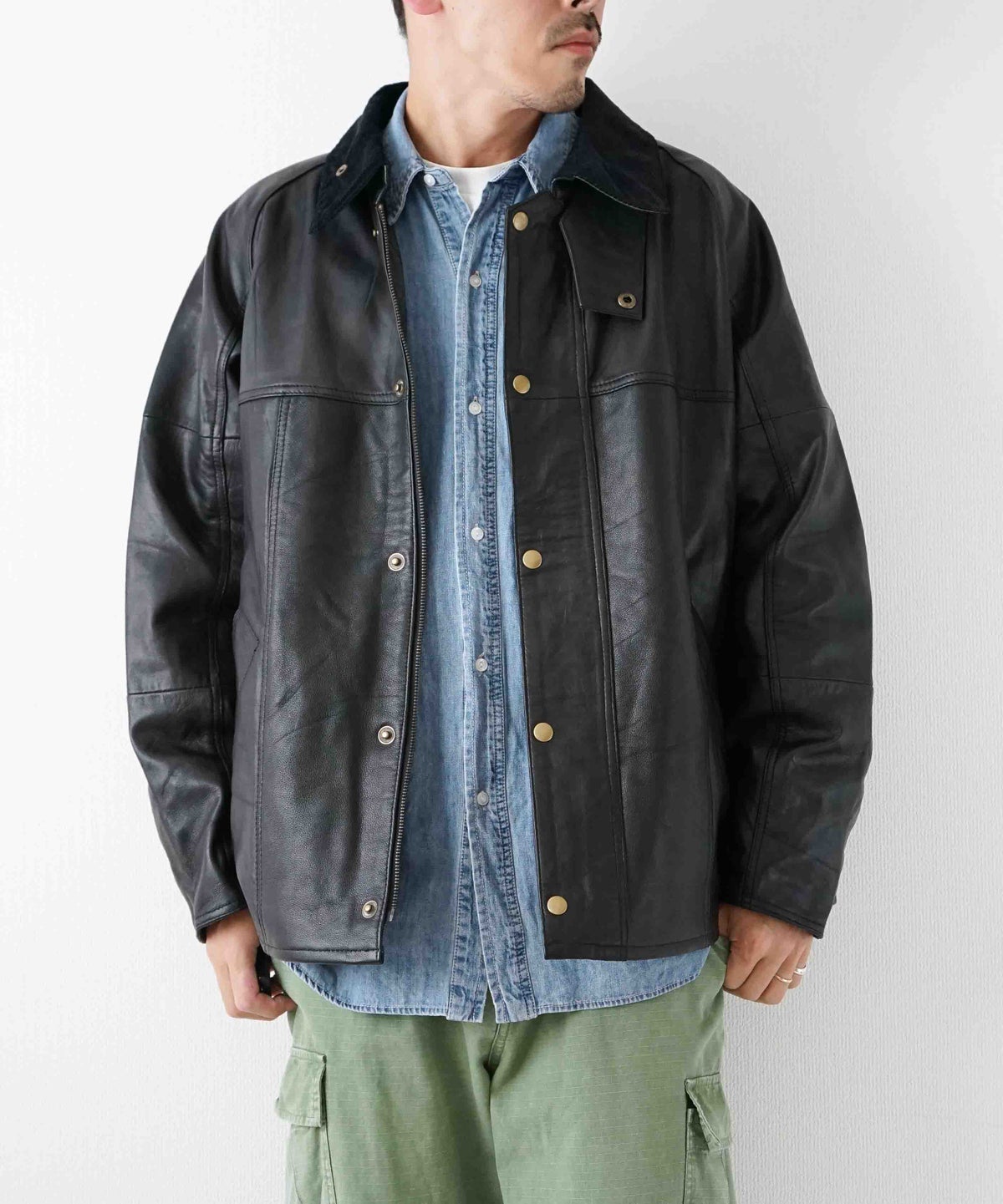 yoused｜LEATHER DRIVERS JKT [[LEATHER DRIVERS JKT-26]][D]