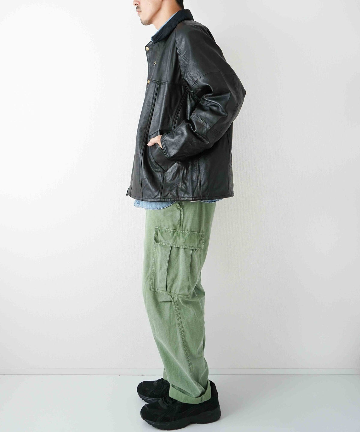 yoused｜LEATHER DRIVERS JKT [[LEATHER DRIVERS JKT-26]][D]