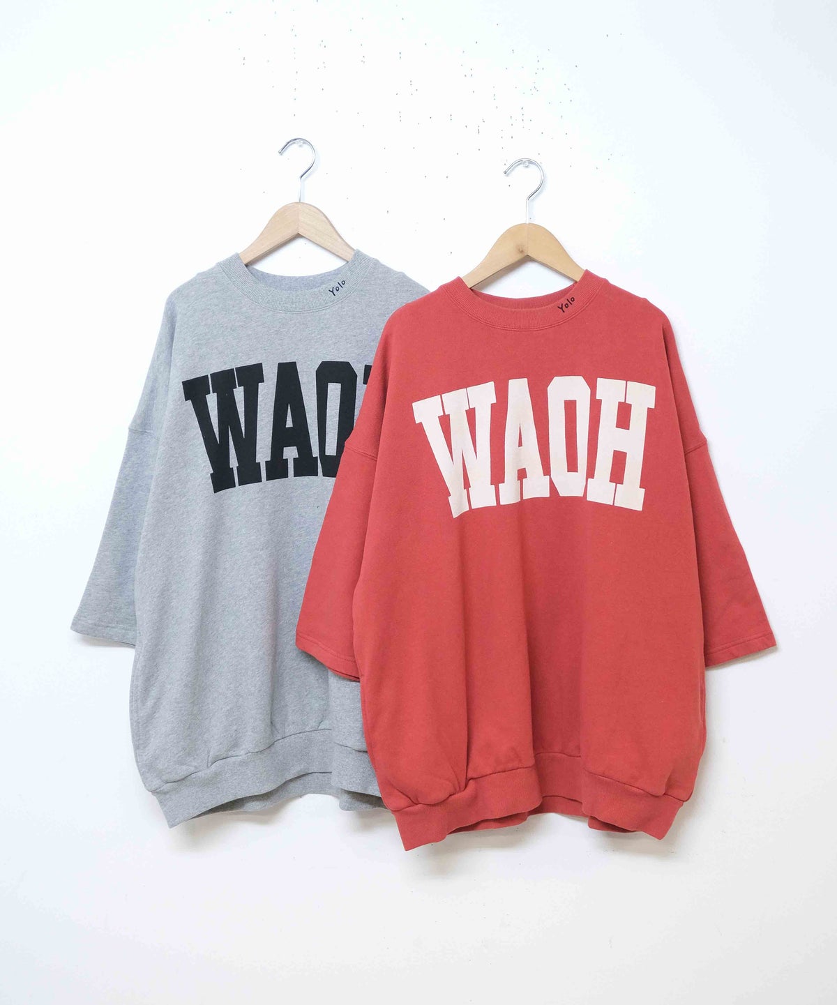  day standard｜裏毛WAOH8分袖トレーナー [[W3116222]][D]