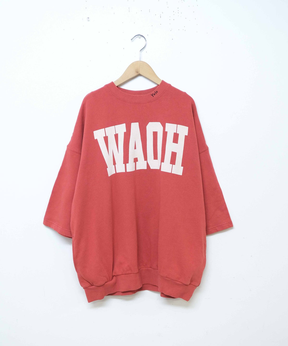  day standard｜裏毛WAOH8分袖トレーナー [[W3116222]][D]