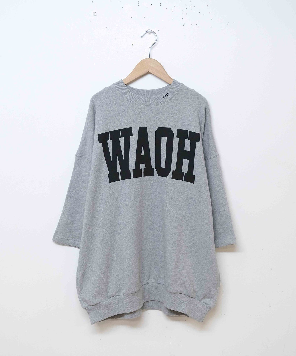  day standard｜裏毛WAOH8分袖トレーナー [[W3116222]][D]