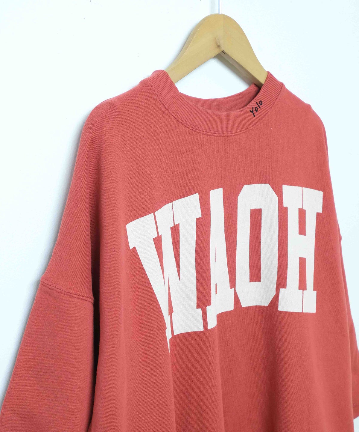  day standard｜裏毛WAOH8分袖トレーナー [[W3116222]][D]