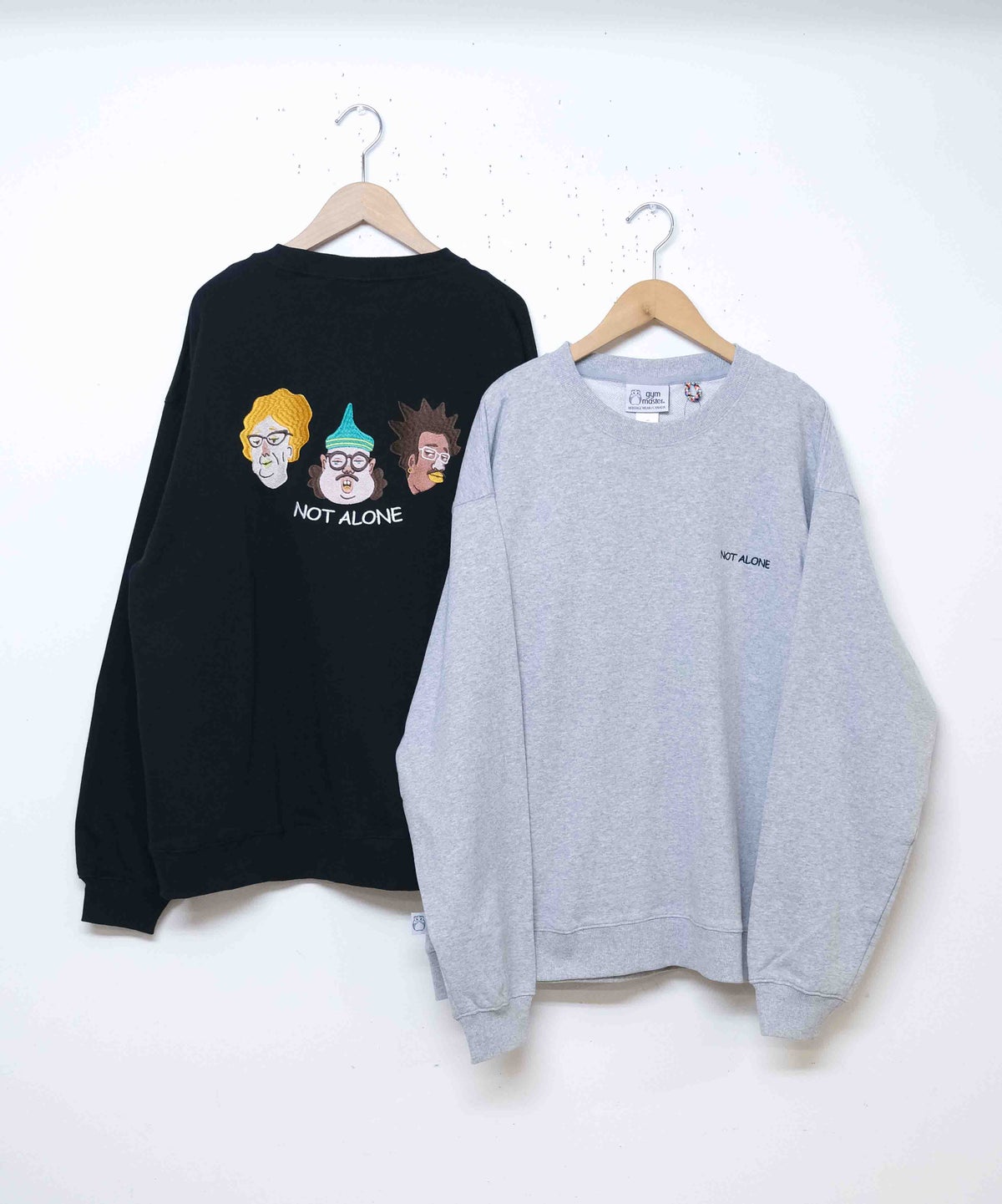  ジムマスター｜10.3oz NOT ALONE 刺?スウェット [[G821730]][D]