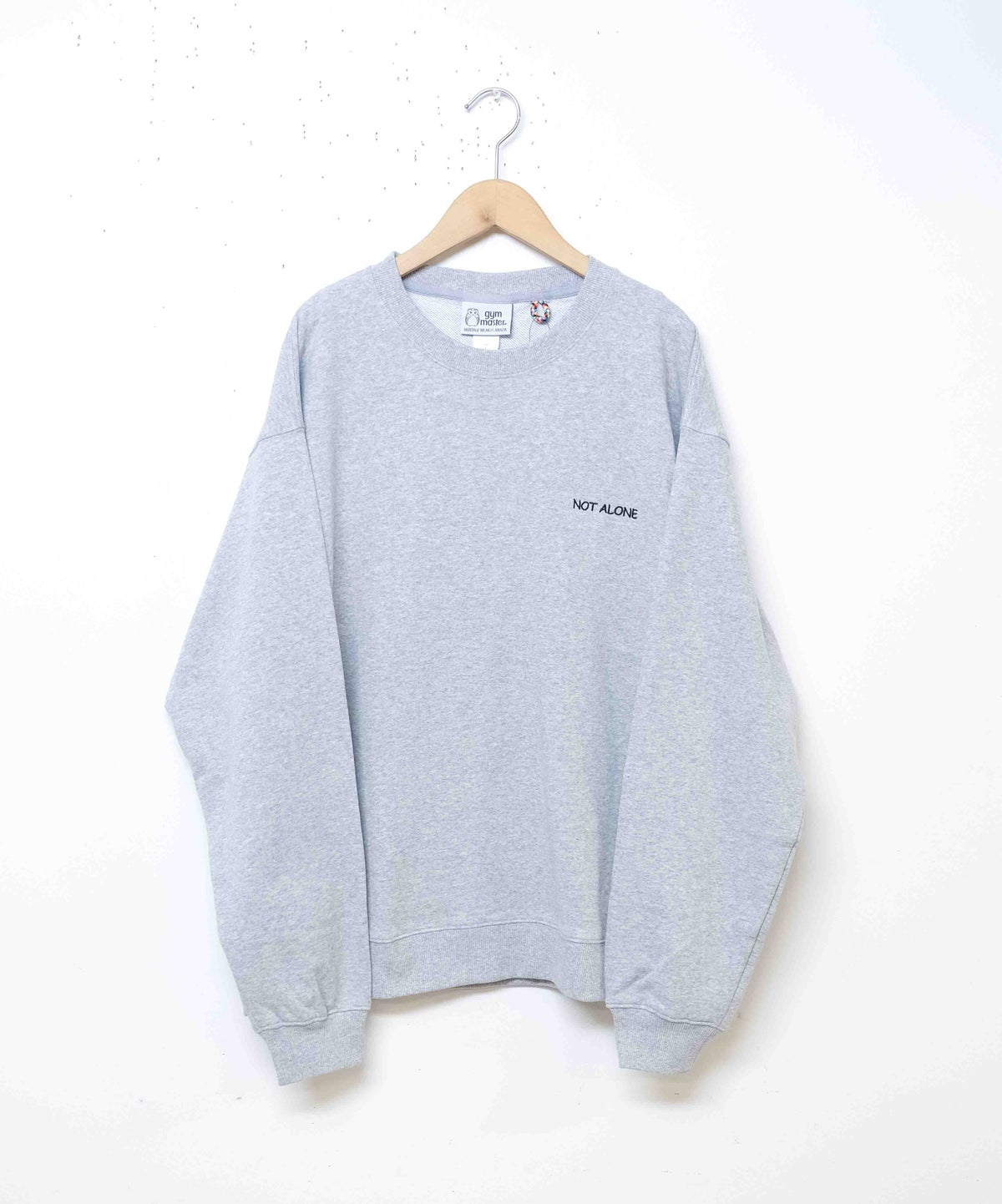  ジムマスター｜10.3oz NOT ALONE 刺?スウェット [[G821730]][D]