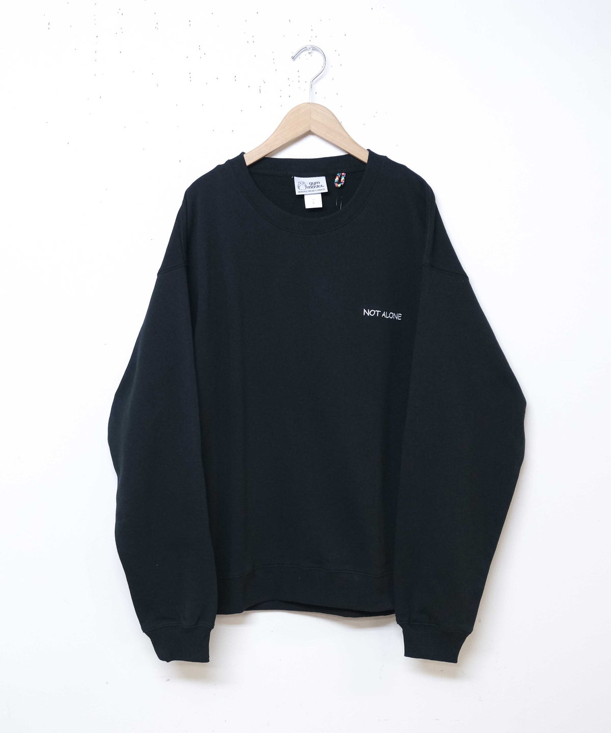  ジムマスター｜10.3oz NOT ALONE 刺?スウェット [[G821730]][D]