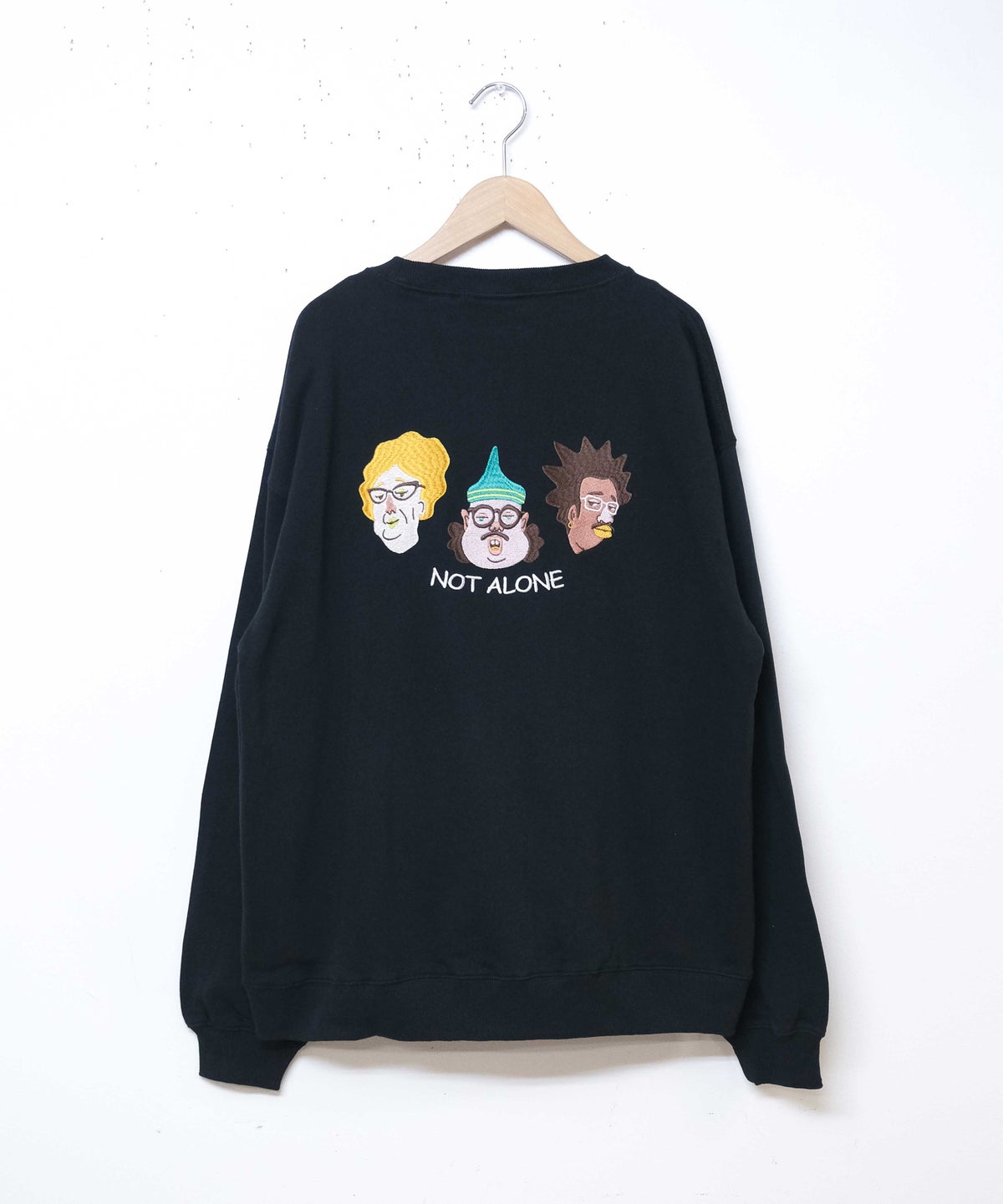  ジムマスター｜10.3oz NOT ALONE 刺?スウェット [[G821730]][D]