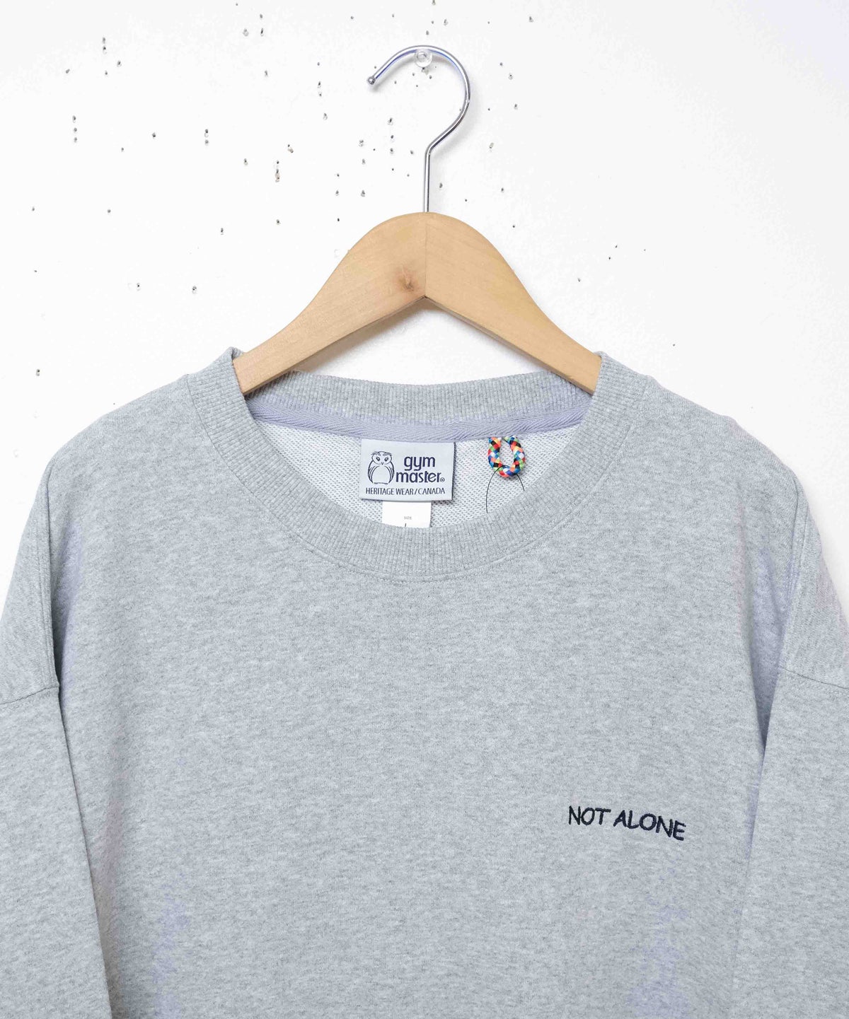  ジムマスター｜10.3oz NOT ALONE 刺?スウェット [[G821730]][D]