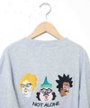  ジムマスター｜10.3oz NOT ALONE 刺?スウェット [[G821730]][D]