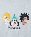  ジムマスター｜10.3oz NOT ALONE 刺?スウェット [[G821730]][D]
