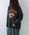  KAKELA & TRANQUIL｜カレッジロゴ刺繍ワイドスウェット [[12607-562-10]][D]