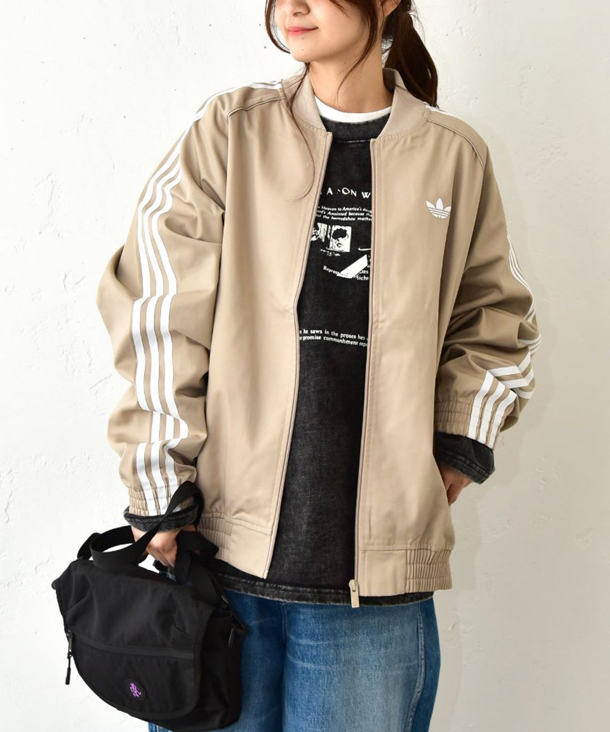  adidas｜ST COTTON TWILL TRACKTOP [[LA104(KR1369/KR1371)]][C]