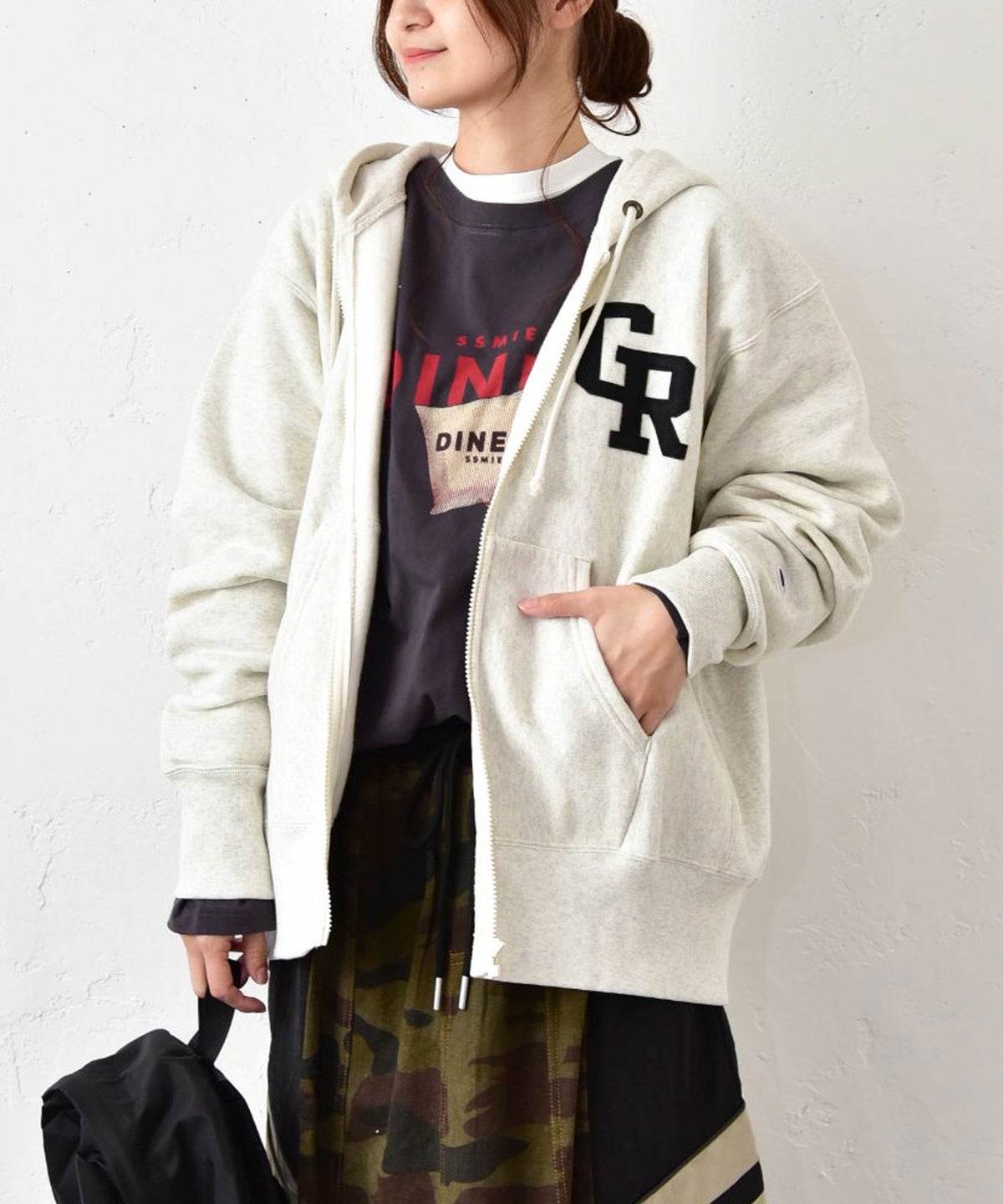 Champion｜REVERSE WEAVE ZIP HOODED SWEATSHIRT [[C3-E117]][C]