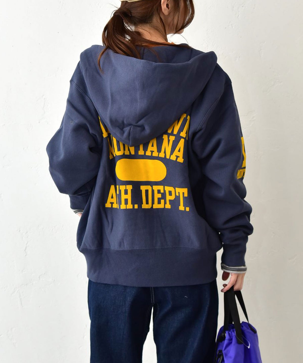 Champion｜REVERSE WEAVE ZIP HOODED SWEATSHIRT [[C3-E117]][C]