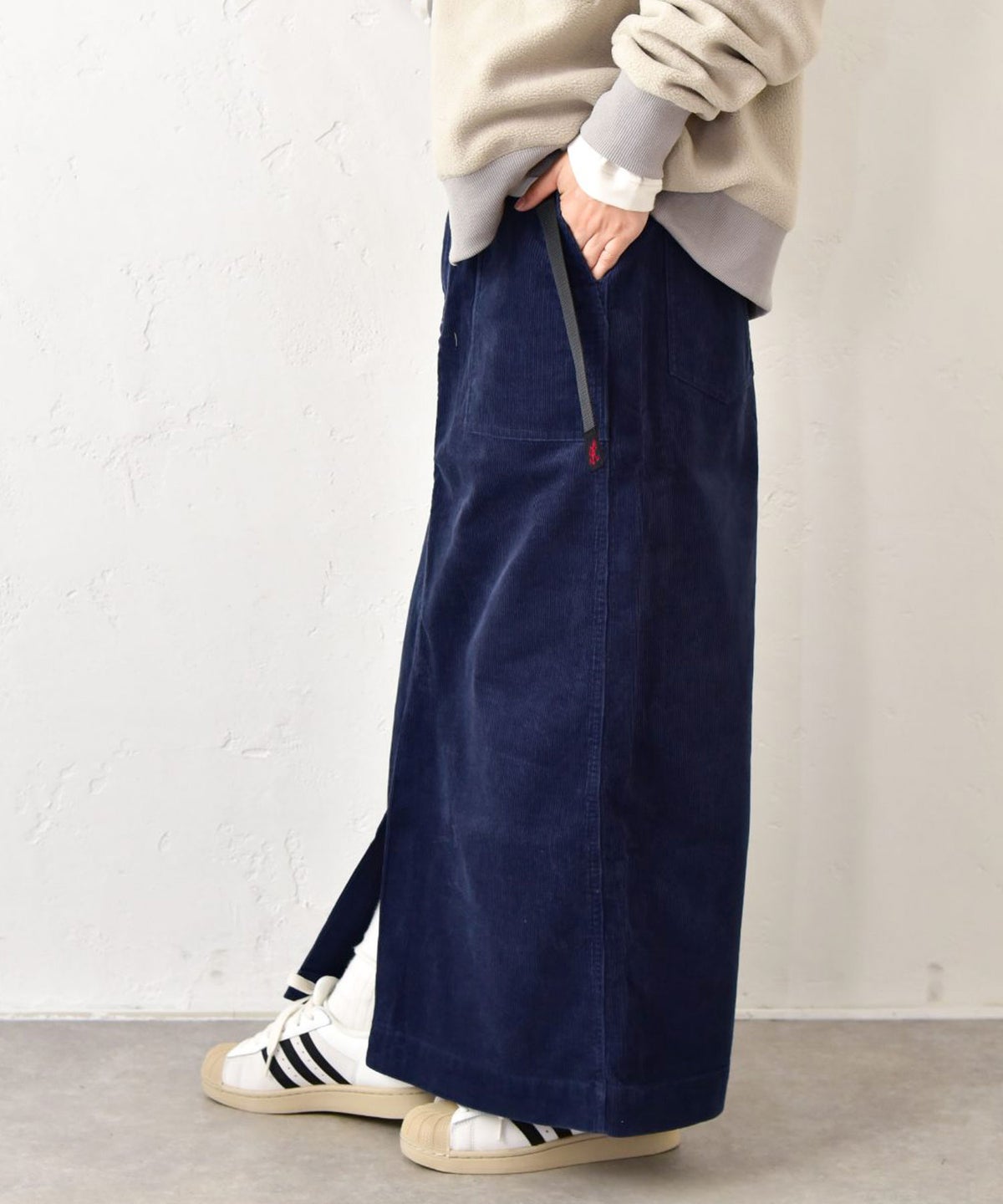 GRAMICCI｜CORDUROY LONG BAKER SKIRT [[GLSK6-FJP019]][C]