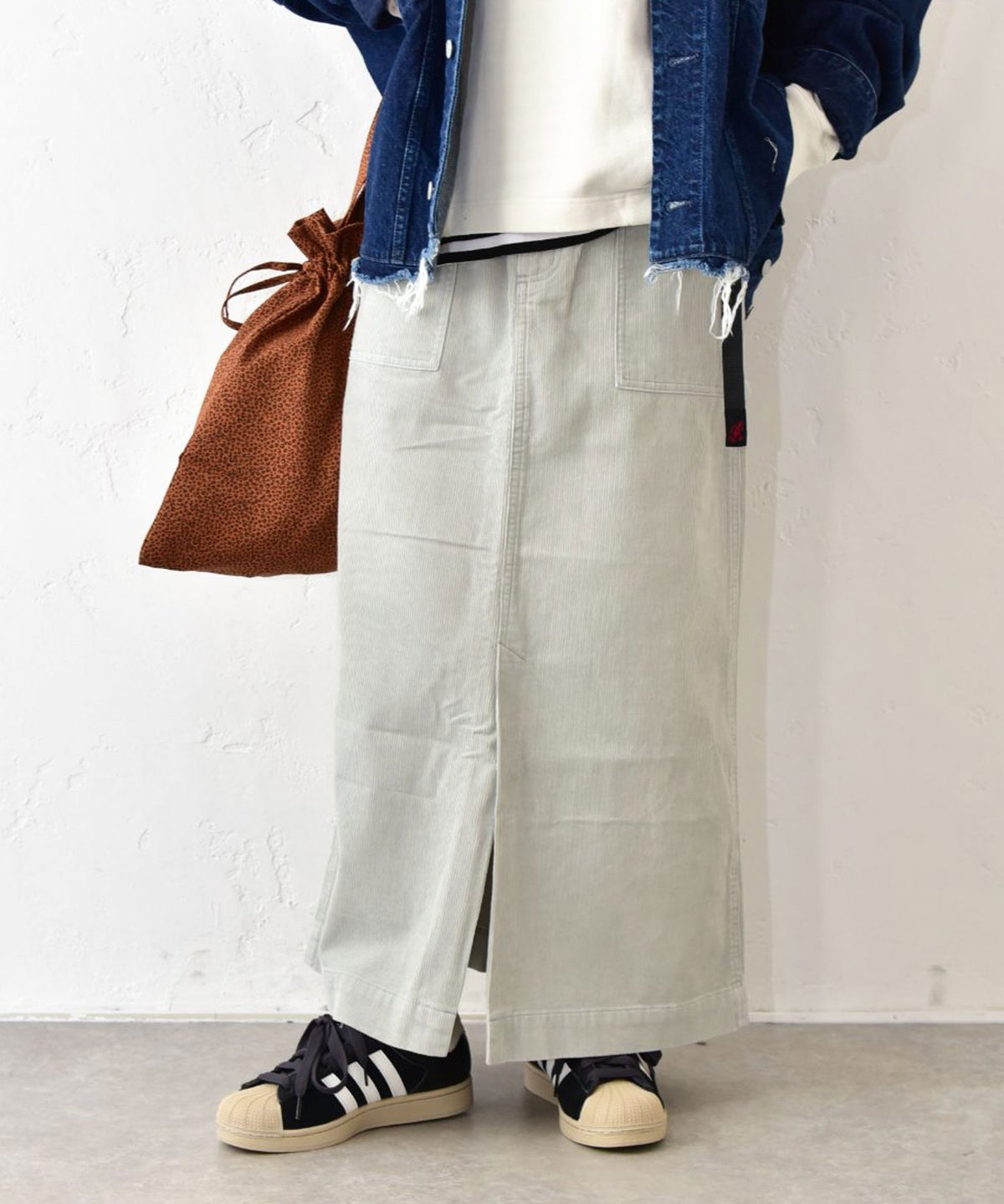 GRAMICCI｜CORDUROY LONG BAKER SKIRT [[GLSK6-FJP019]][C]
