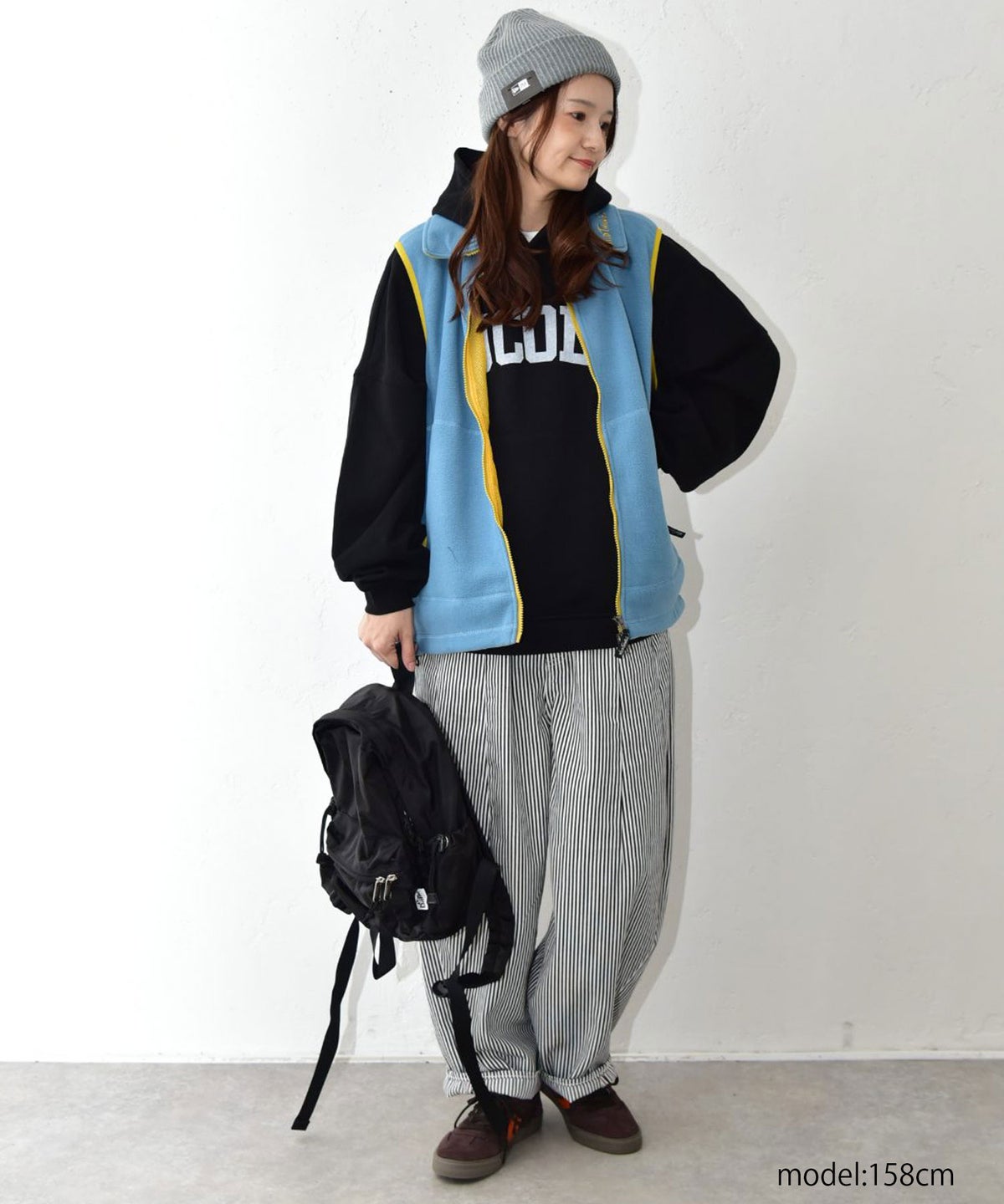 WILD THINGS｜BULKY FLEECE VEST [[WT26125AD]][C]