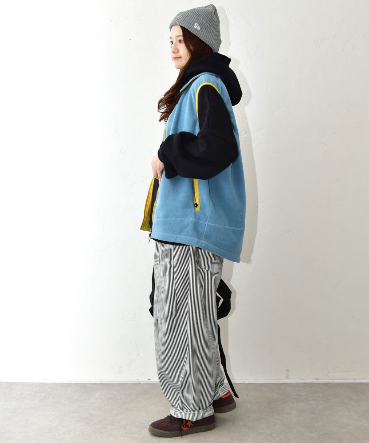 WILD THINGS｜BULKY FLEECE VEST [[WT26125AD]][C]