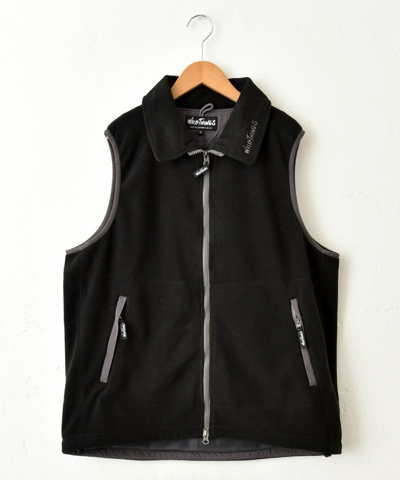 WILD THINGS｜BULKY FLEECE VEST [[WT26125AD]][C]