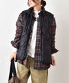  TAION｜MILITARY HI NECK W-ZIP DOWN VEST(SOFT SHELL) [[TAION-002ALSZML-1]][C]