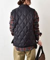  TAION｜MILITARY HI NECK W-ZIP DOWN VEST(SOFT SHELL) [[TAION-002ALSZML-1]][C]