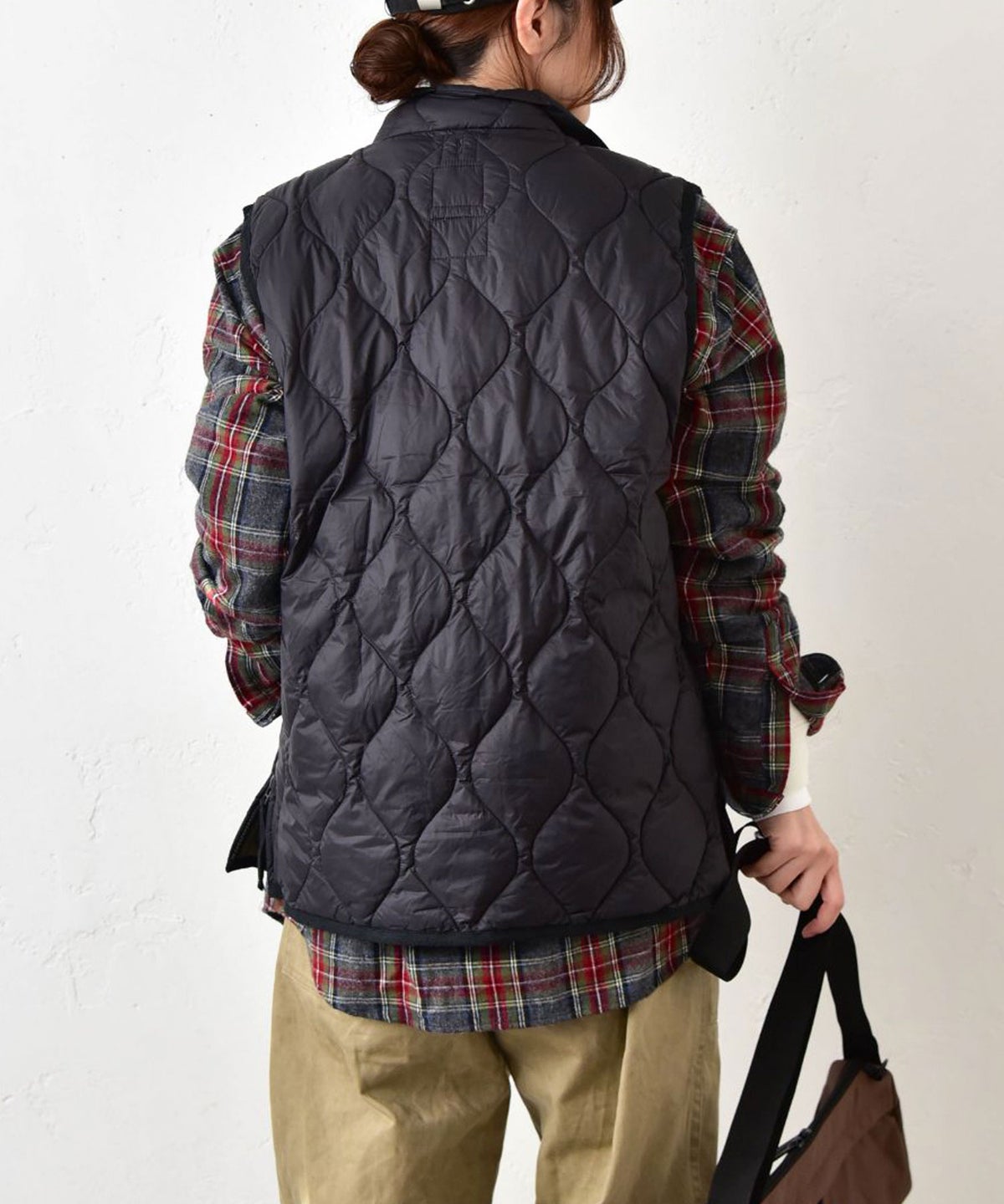  TAION｜MILITARY HI NECK W-ZIP DOWN VEST(SOFT SHELL) [[TAION-002ALSZML-1]][C]