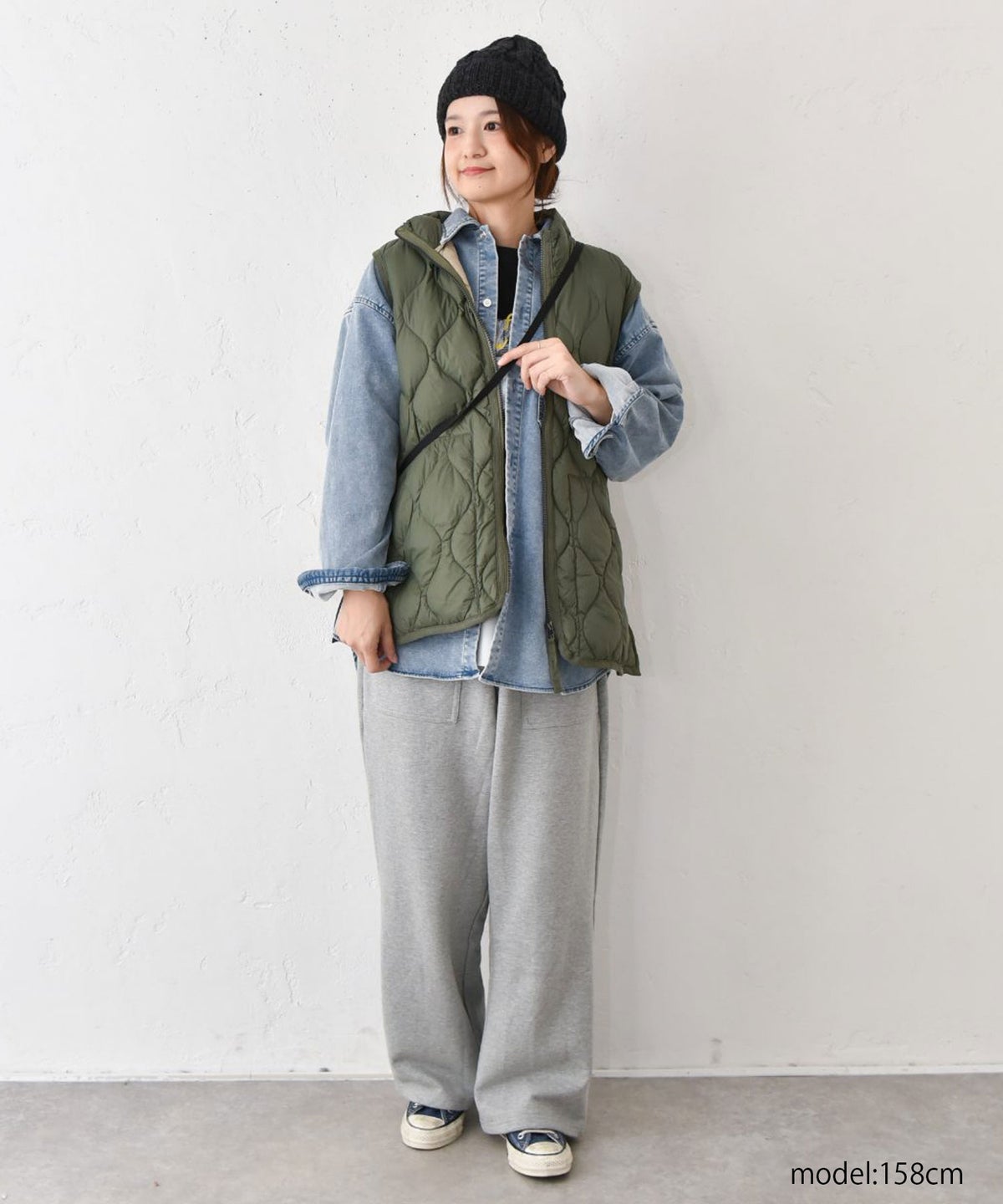 TAION｜MILITARY HI NECK W-ZIP DOWN VEST(SOFT SHELL) [[TAION-002ALSZML-1]][C]