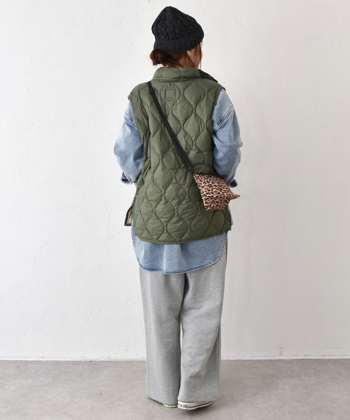 TAION｜MILITARY HI NECK W-ZIP DOWN VEST(SOFT SHELL) [[TAION-002ALSZML-1]][C]