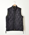  TAION｜MILITARY HI NECK W-ZIP DOWN VEST(SOFT SHELL) [[TAION-002ALSZML-1]][C]