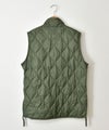  TAION｜MILITARY HI NECK W-ZIP DOWN VEST(SOFT SHELL) [[TAION-002ALSZML-1]][C]