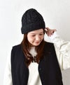 ARAN WOOLLEN MILLS｜柄編みニット帽 [[C982]][C]