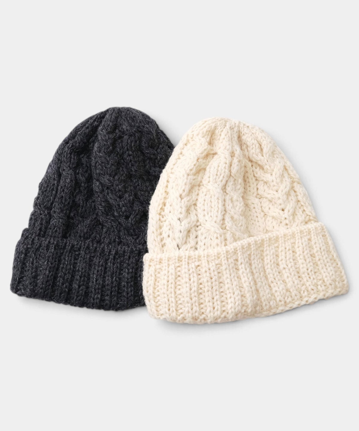 ARAN WOOLLEN MILLS｜柄編みニット帽 [[C982]][C]