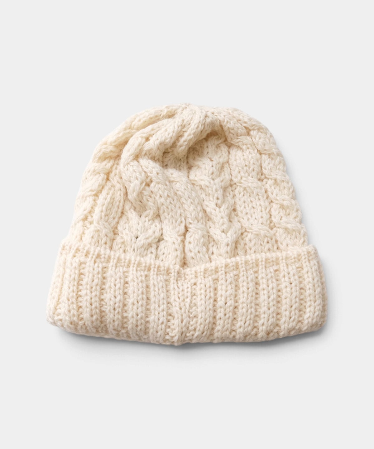 ARAN WOOLLEN MILLS｜柄編みニット帽 [[C982]][C]